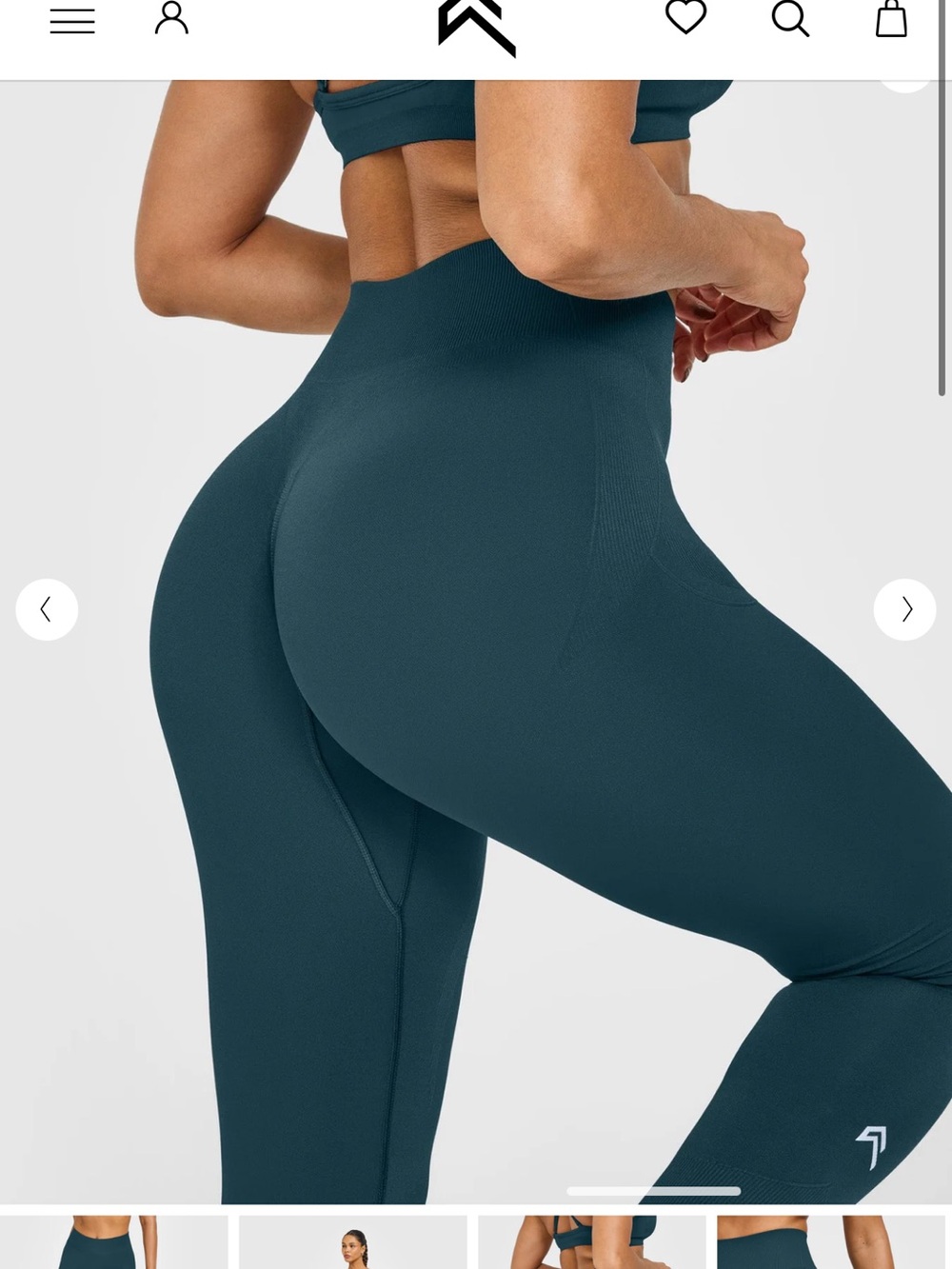 ONER ACTIVE ENHANCELIFT SEAMLESS LEGGINGS WITH WHITE LOGO